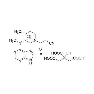 (3R,4R)-4-Metil-3-(metil-7H-pirrolo[2,3-d]pirimidin-4-ilamino)-b-oxo-1-piperidinapropanonitrila: 2-Hidroxi-1,2,3- propanotricarboxilato