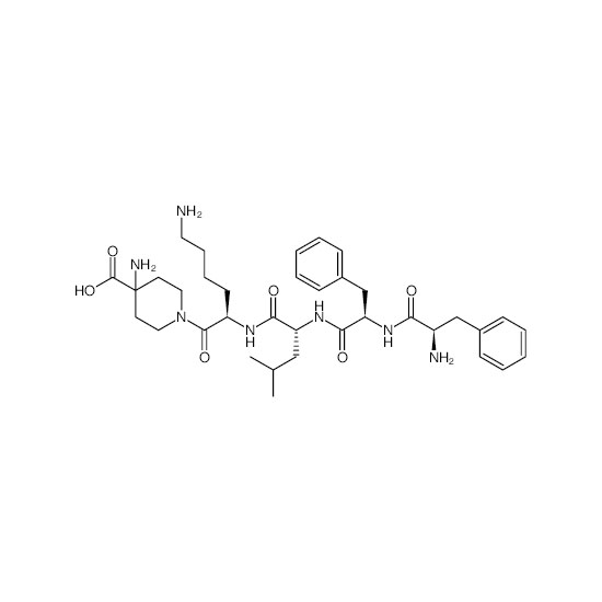 Ácido 1-(D-fenilalanil-D-fenilalanil-D-leucil-D-lisil)-4-aminopiperidina-4-carboxílico