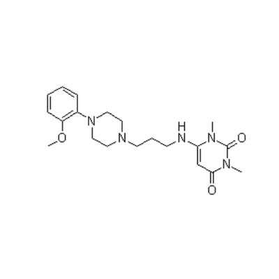 Cloridrato de 6-[[3-[4-(2-metoxifenil)-1-piperazinil]propil]amino]-1,3-dimetil-2,4(1H,3H)-pirimidinadiona